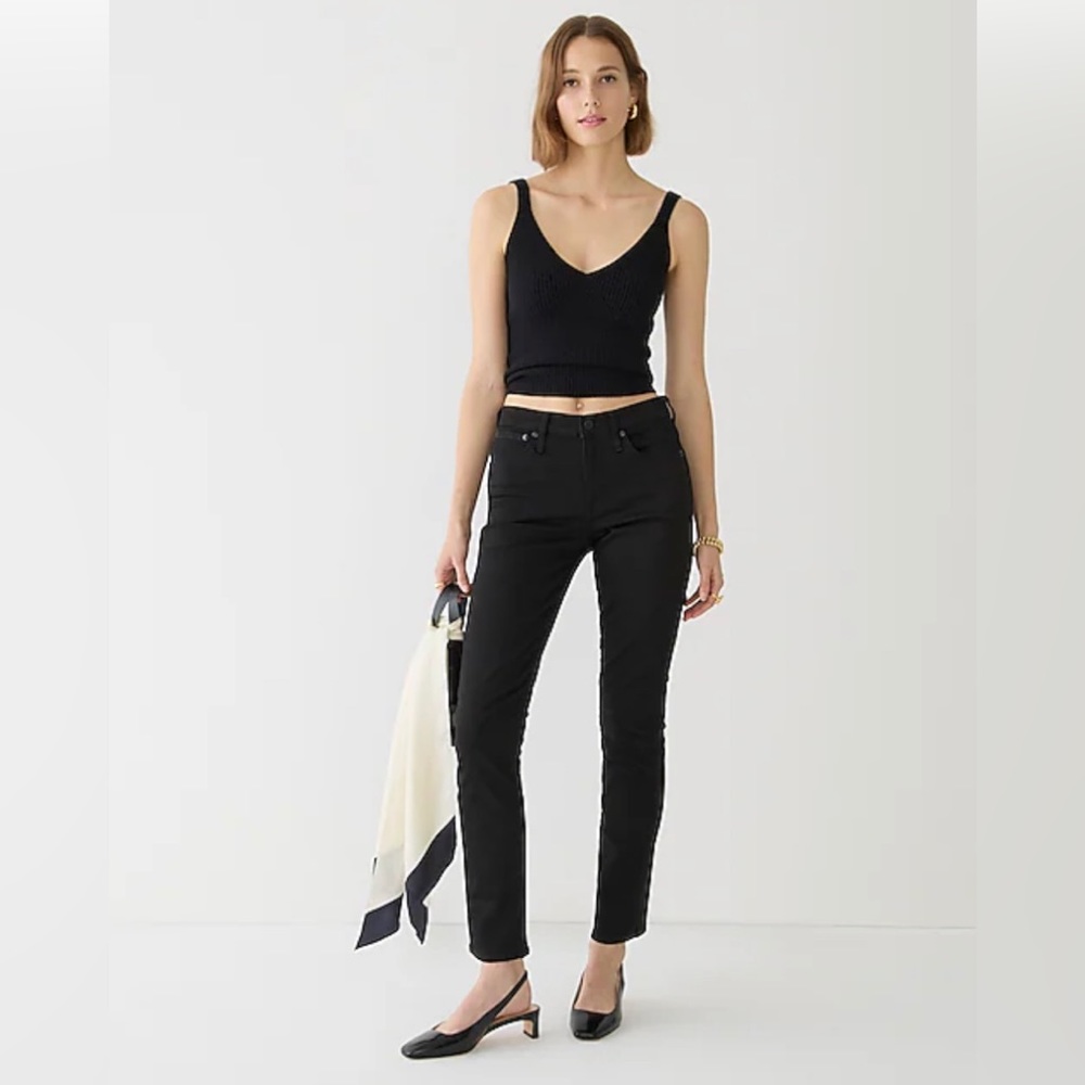 J. Crew Tall  vintage slim-straight jean in Stay Black wash. NWT Size 29T